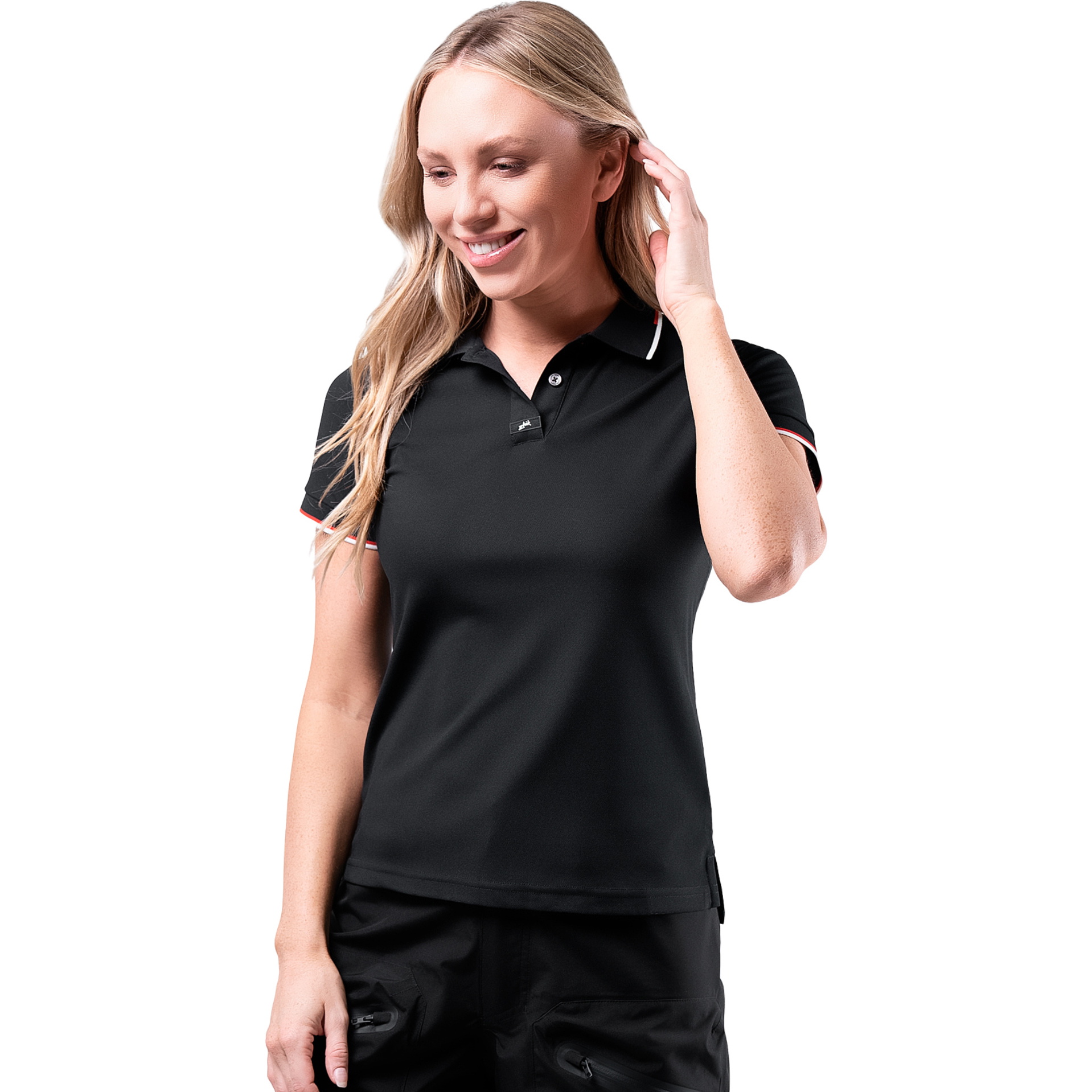 Zhik Femmes Elite Active Polo POL-0160-W-BLK - Black